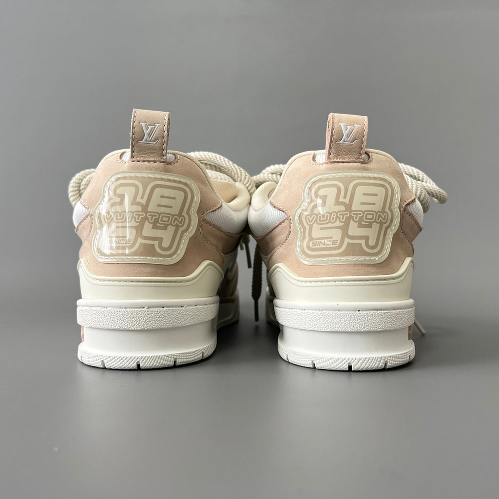Louis Vuitton Men's Skate Sneakers, White & Grey